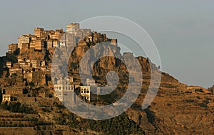 Mountain Village Al Hajjara, Yemen photo