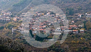 Mountain village of Alona, Cyprus