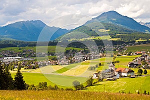 Mountain village in Austria