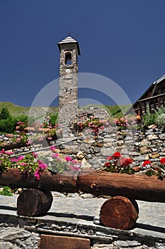 Mountain village of Ferrere Argentera, Valle Stura, Cuneo