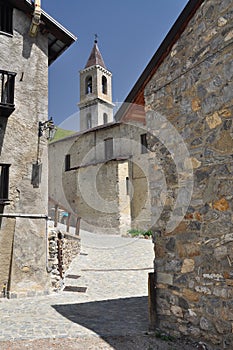 Mountain village of Ferrere Argentera, Valle Stura, Cuneo