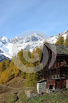 Mountain village house