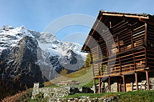 Mountain village house