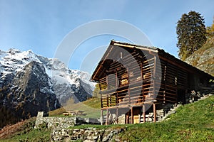 Mountain village house