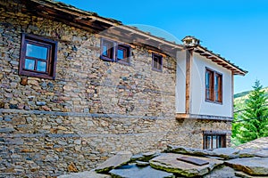 Mountain village of Kovachevitsa, Old traditional Bulgarian house