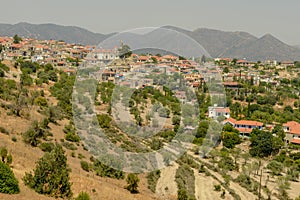 The mountain village of Lefkara in Cyprus