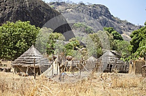 Mountain village in south sudan