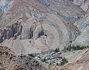 Mountain village in Tajikistan