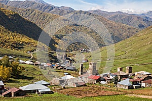 Mountain village Ushguli