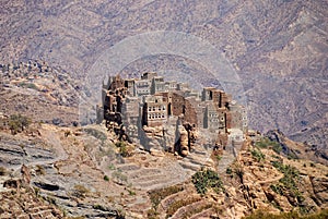 Mountain village, Yemen