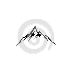 Mountain, Volcano, Summit, Peak Icon Vector