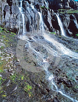 Mountain water stream