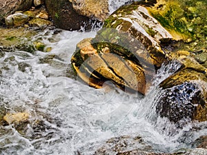 Mountain water stream in Bansko