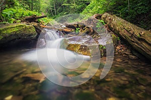 Mountain water stream