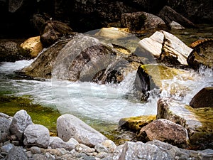 Mountain water stream in Bansko