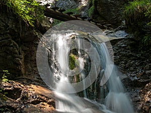 Mountain waterfall