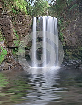 Mountain waterfall