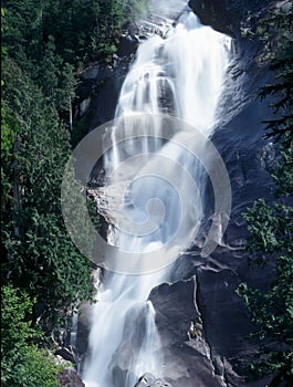 Mountain waterfall