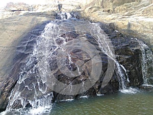 Mountain waterfall Dassam Fall Ranchi Bundu