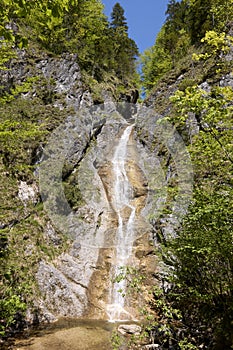 Schleierfall, Kalkalpen National Park, Oberosterreich, Austria photo