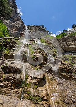 Mountain waterfall Uchan-Su, Republic of Crimea