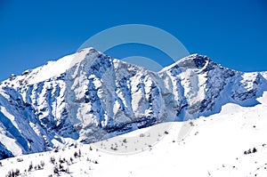 Mountain in winter