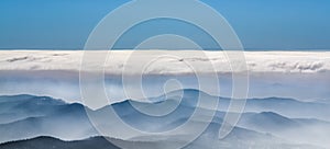 Mountain winter landscape