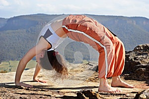 Mountain yoga 3 photo