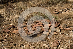 Mountain Zebra National Park, South Africa: war graves from the Anglo-Boer war - unknown soldiers