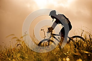 Mountainbike man outdoors