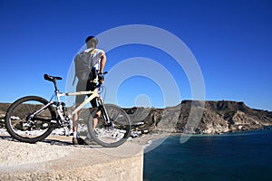 Mountainbiking at Cabo de Gata photo