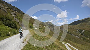 Mountainbiking in Silvretta Verwallgruppe, Vorarlberg, Austria