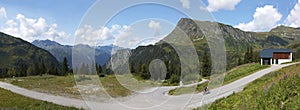 Mountainbiking in Silvretta Verwallgruppe, Vorarlberg, Austria