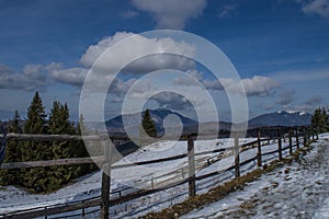 The mountaine Bucegi, Romania