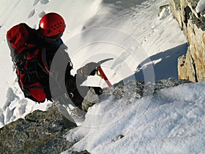 A mountaineer, photo