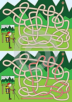 Mountaineer maze