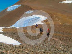 Mountaineering in the Andes photo