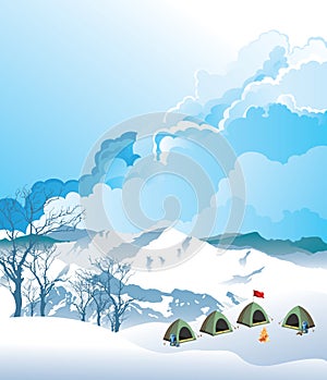 Mountaineering base camp