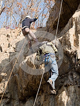 Mountaineering climbing competition photo