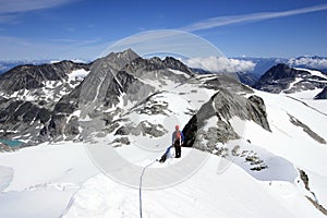 Mountaineering in Wedgemount Area of Garibaldi Park near Whistle