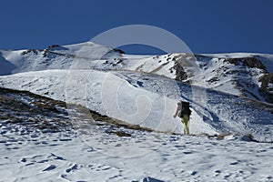 Mountaineers climbing Mount Korab