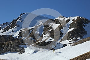 Mountaineers climbing Mount Korab