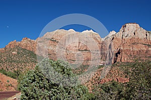 Mountainous desert landscape