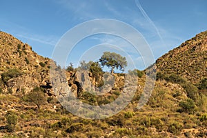 Mountainous landscape of the Alpujarra near Berja photo