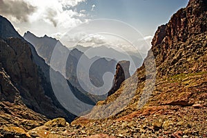 Mountainous landscape, Nature Park of Corsica, France