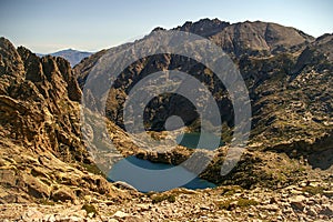 Mountainous landscape, Nature Park of Corsica, France