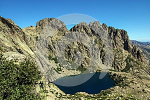 Mountainous landscape, Nature Park of Corsica, France