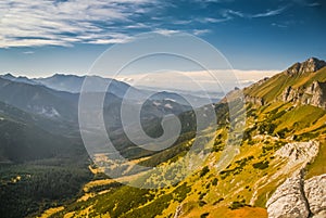 Mountainous landscape in Slovakia