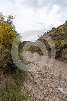 Mountainous landscape in southern Spain