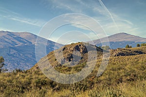 Mountainous landscape of the Alpujarra near Berja photo